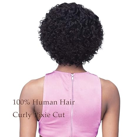 6 Inch Short Curly Pixie Cut Lace Front Wigs