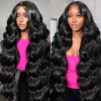 28 Inch 5x5 HD Lace Closure Wigs Human Hair Body Wave Lace Front Wigs Human Hair Pre Plucked 180% Density Glueless Wigs Human Hair Wig Closure Wig for Women