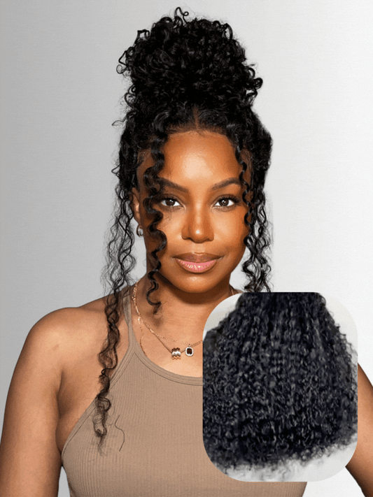 24inch 200% Density 7x5 Bye-Bye Knots Wig Glueless Lace Curly Wig With Bleached Invisible Knots with Baby Hair